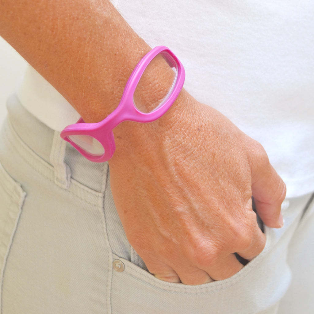 New foldable wristband reading hot sale glasses